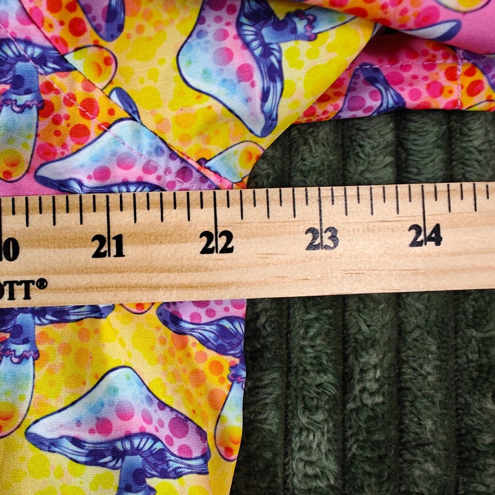 WeSC Unisex Odens Shrooms Trip Sm & LG Couple AOP Print Shirt Psychedelic Lot - Picture 8 of 13